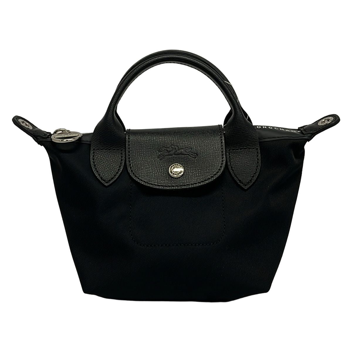 LONGCHAMP(ロンシャン) ハンドバッグ ル・プリアージュエナジー 黒 ミニバッグ レザー