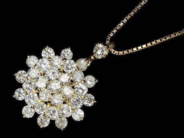 4GZ18671T【売り切り】新品【RK宝石】《Diamond》 豪華絢爛!! 上質ダイヤモンド 総計1.03ct K18 超高級ネックレス 45.0cm ダイヤ ジュエリー 76,230円