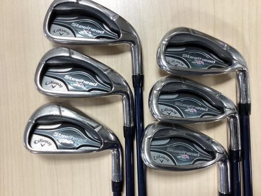【中古】 キャロウェイ STEELHEAD XR 6S アイアンセット IR XR(STEELHEAD) (フレックスR) メンズ 男性用 右利き 右用 Cランク ゴルフクラブ