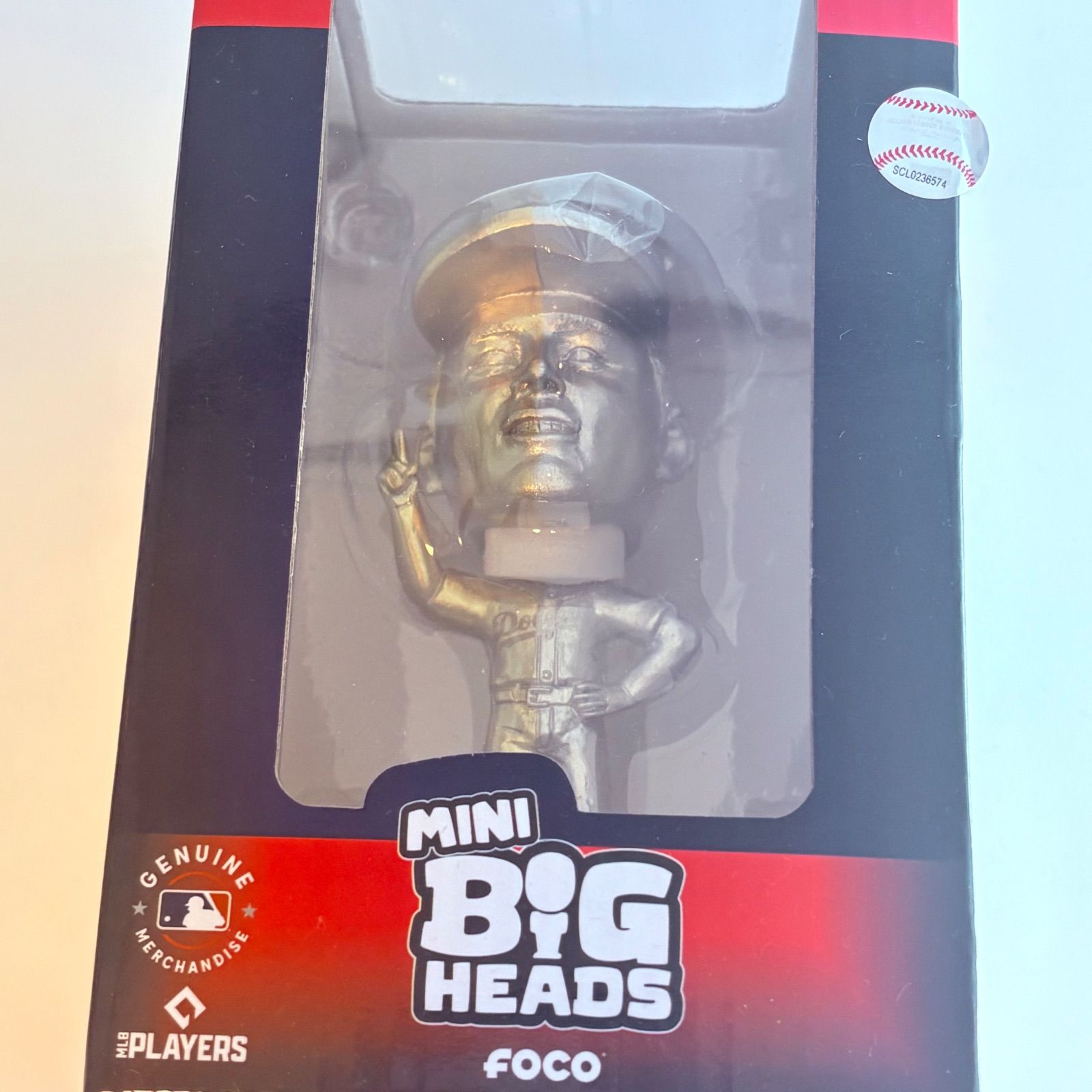 FOCO 大谷翔平 ドジャース ゴールド シルバー Mini Big Heads