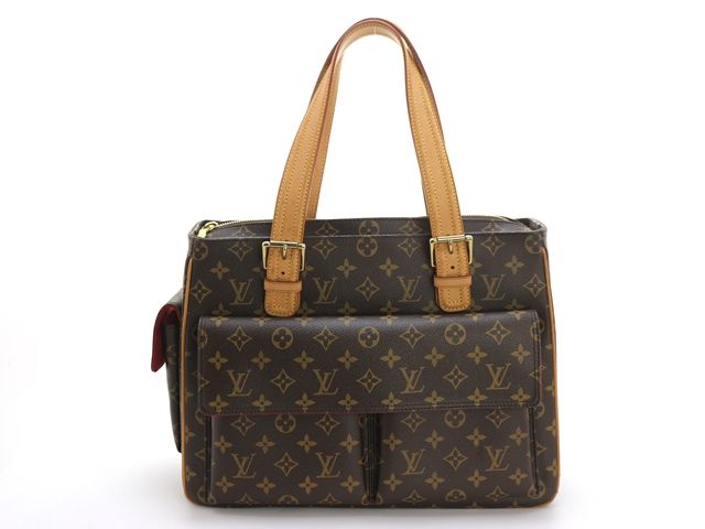 LOUIS VUITTON ルイ・ヴィトン ミュルティプリ・シテ モノグラム M51162 トートバッグ モノグラムキャンバス ブラウン レディース【中古】200
