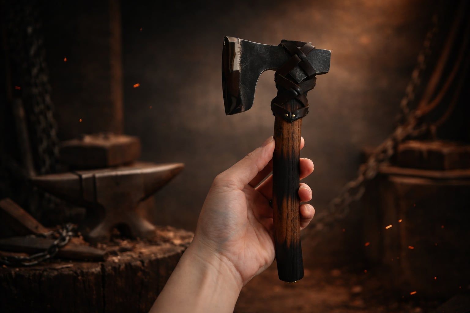 【再販】ウクライナ職人の手斧｜SWAY TOBOR │Hand Forged Bushcraft Axe 26,100円