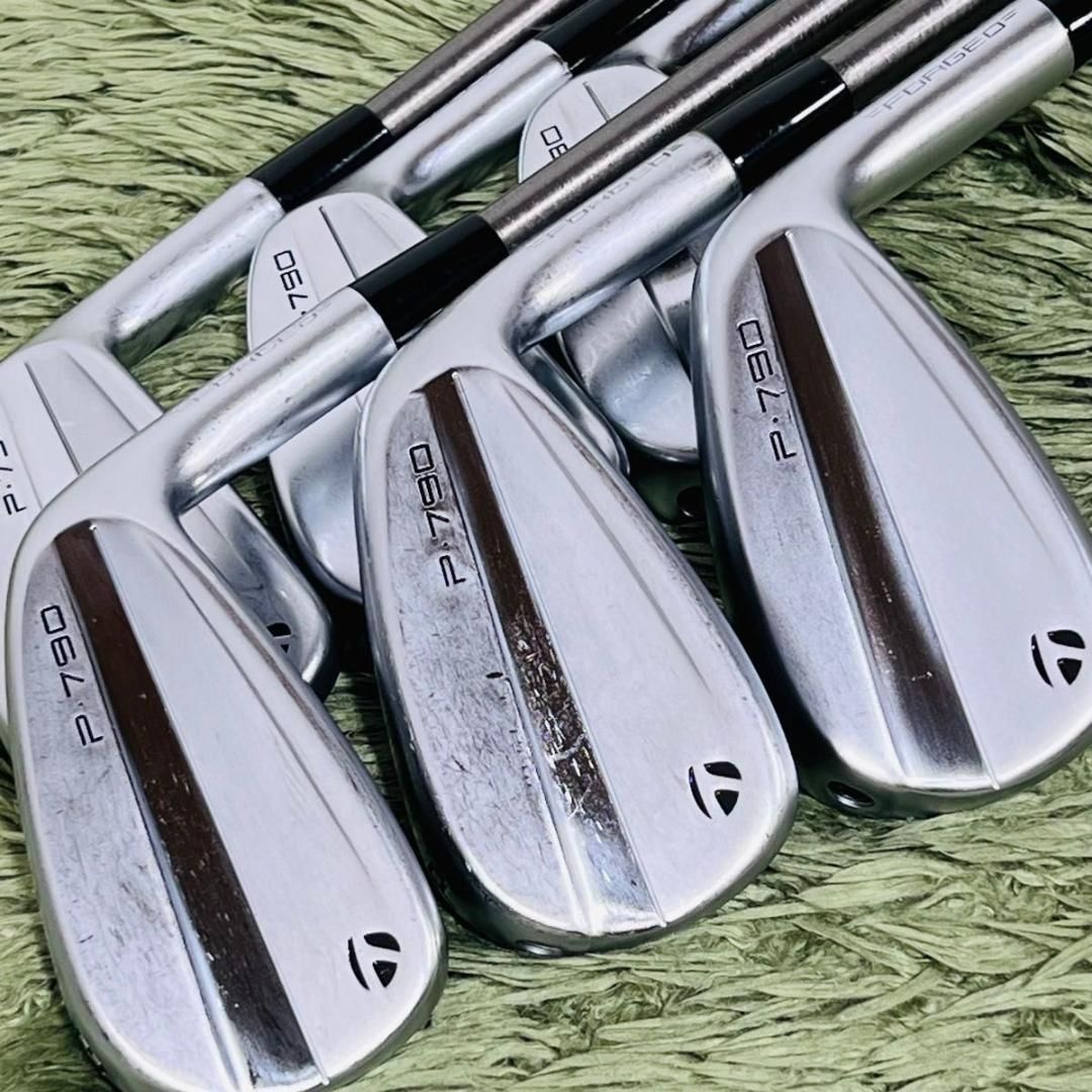 【中古】テーラーメイド P790 アイアン6本セット メンズゴルフ 初心者 入門 大人気 TaylorMade TRUE TEMPER Steel Fiber i95 cw スチールファイバー 男性 右利き flex S