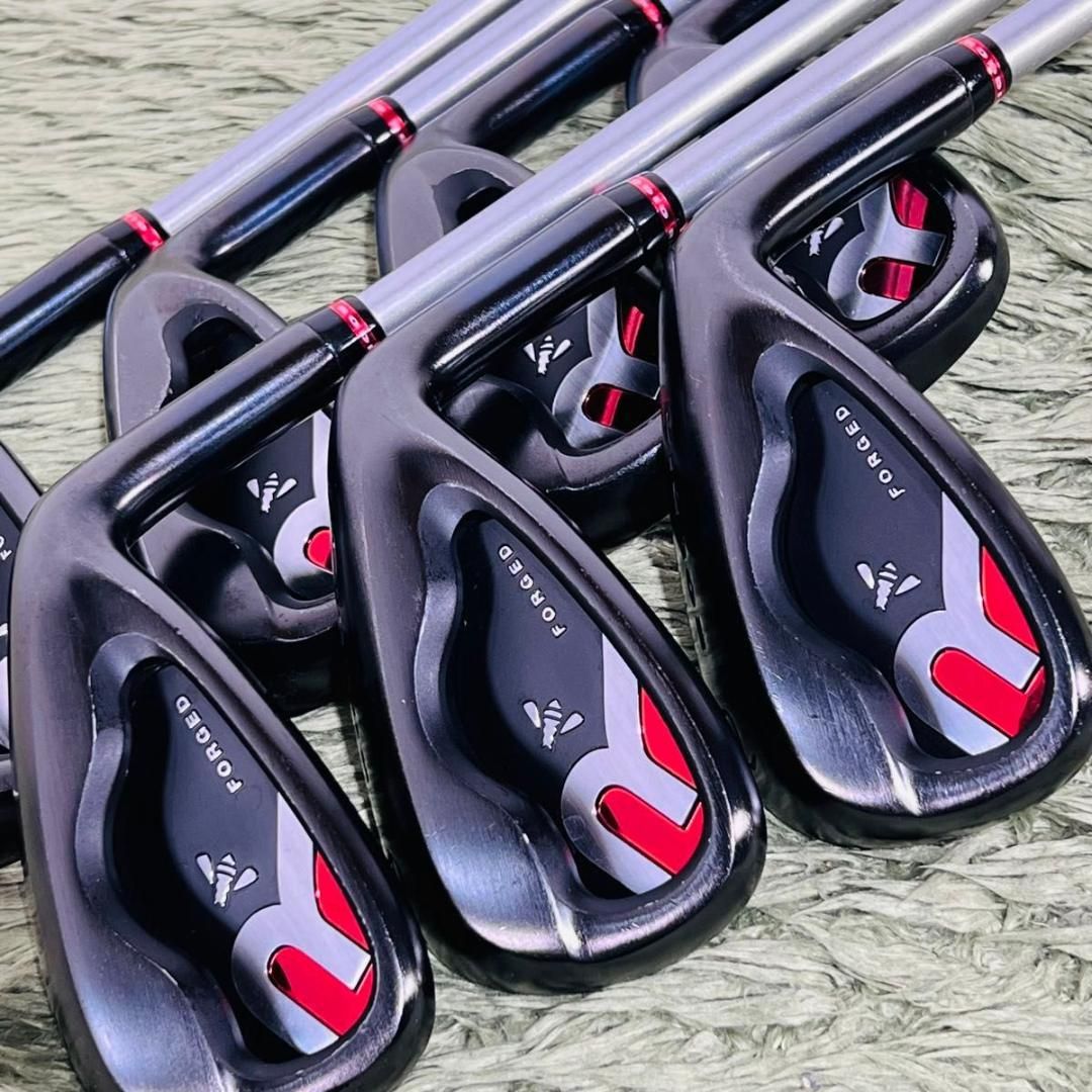 【中古】ロッディオ フォージドアイアンブラック アイアン7本セット メンズゴルフ 限定品 RODDIO FORGED IRON BLACK LIMITED AIR SPEEDER PLUS 男性 右利き