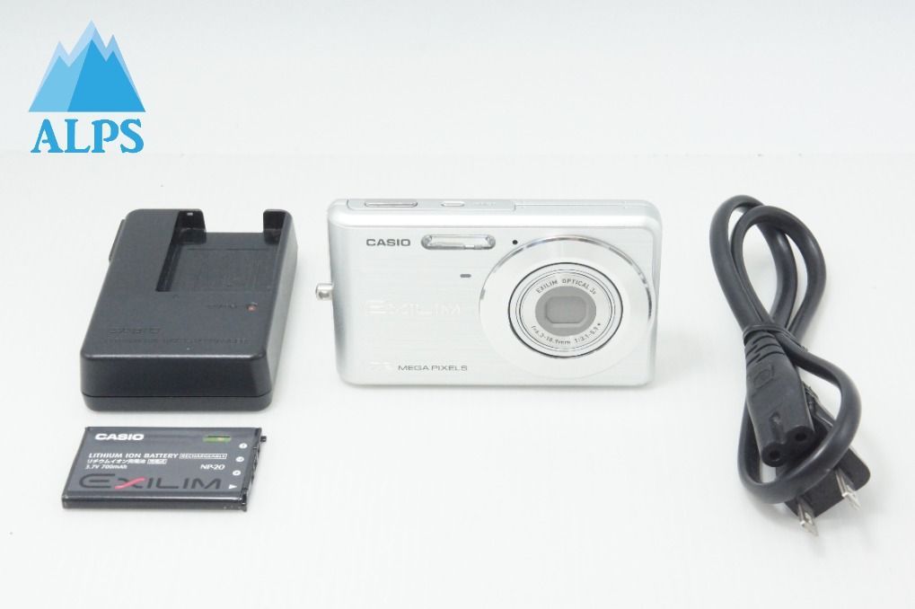 美品 CASIO カシオ EXILIM EX-Z77 コンパクトデジタルカメラ シルバー 260714as