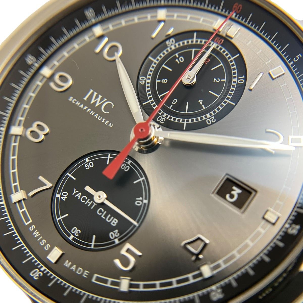 アイダブリューシー シャフハウゼン IWC SCHAFFHAUSEN ヨットクラブ ポルトギーゼ 腕時計 総重量約120.6g SS ラバー 自動巻き ブラック文字盤 IW390503 メンズ