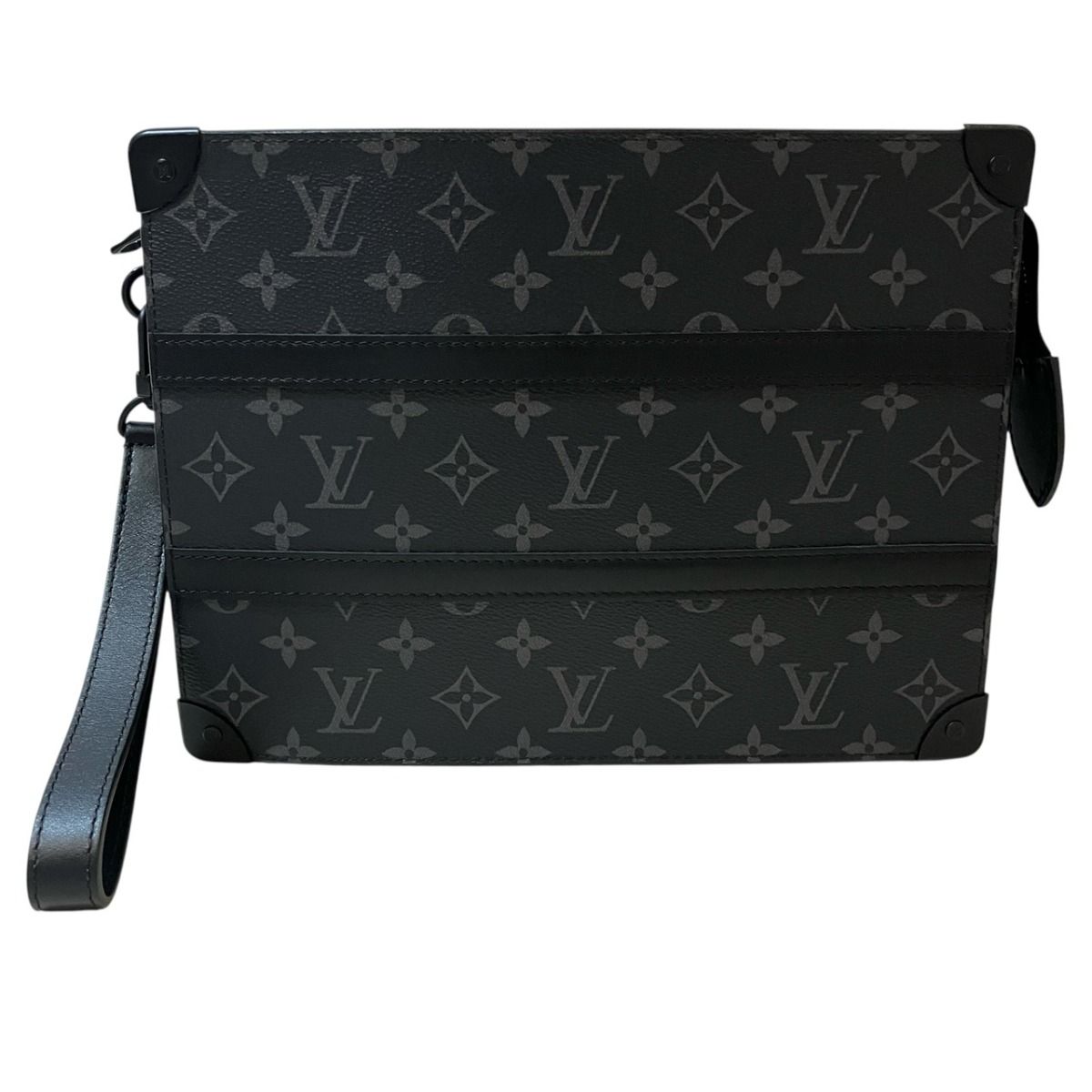 ルイ・ヴィトン LOUIS VUITTON トランクポシェット モノグラムエクリプス クラッチバッグ トアル地 M45937 メンズ