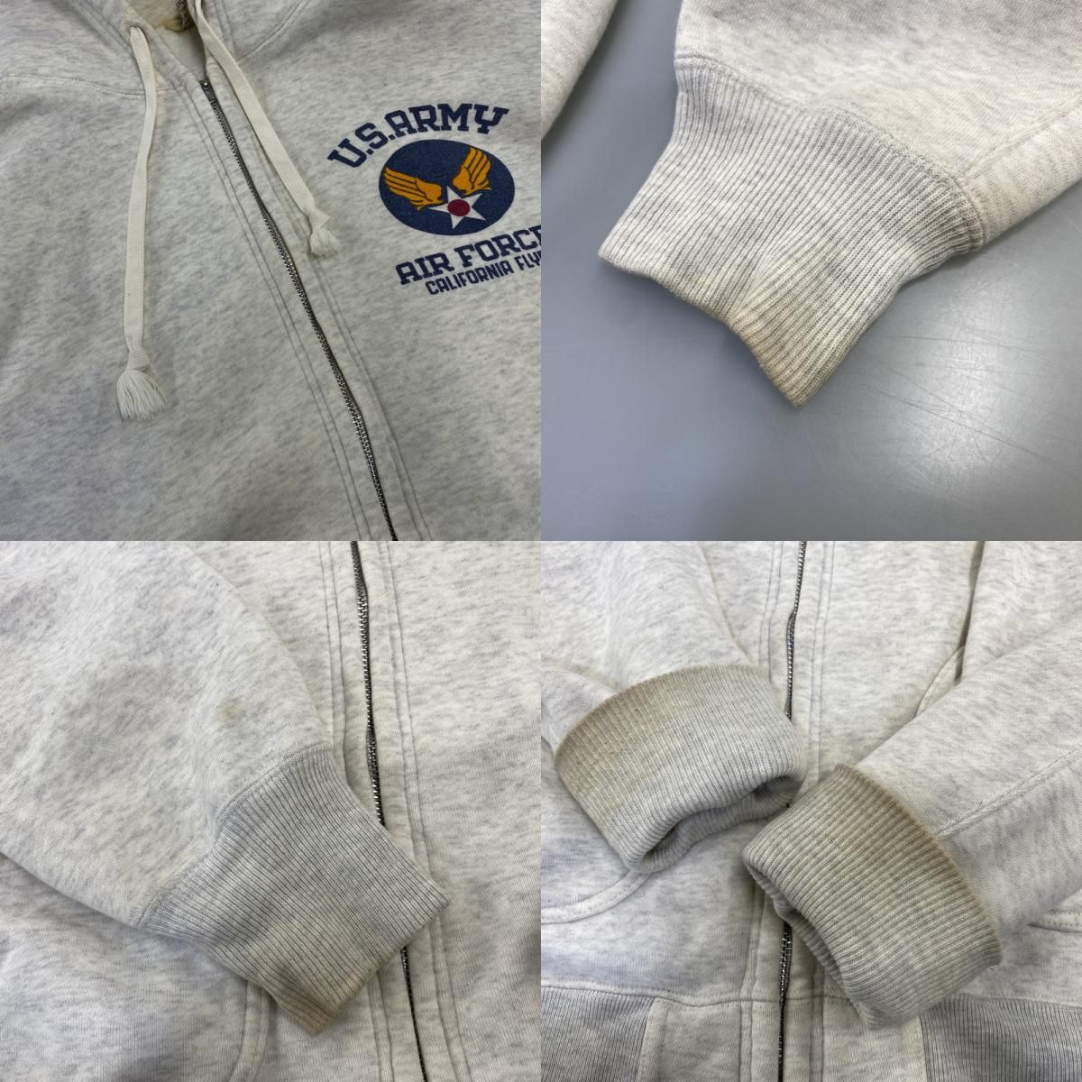 【現状渡し品】 BUZZ RICKSON'S バズリクソンズ U.S.ARMY ZIP HOODIE ユーエスアーミー ジップ フーディー トップス 長袖 【145-260728-cs-09-izu】