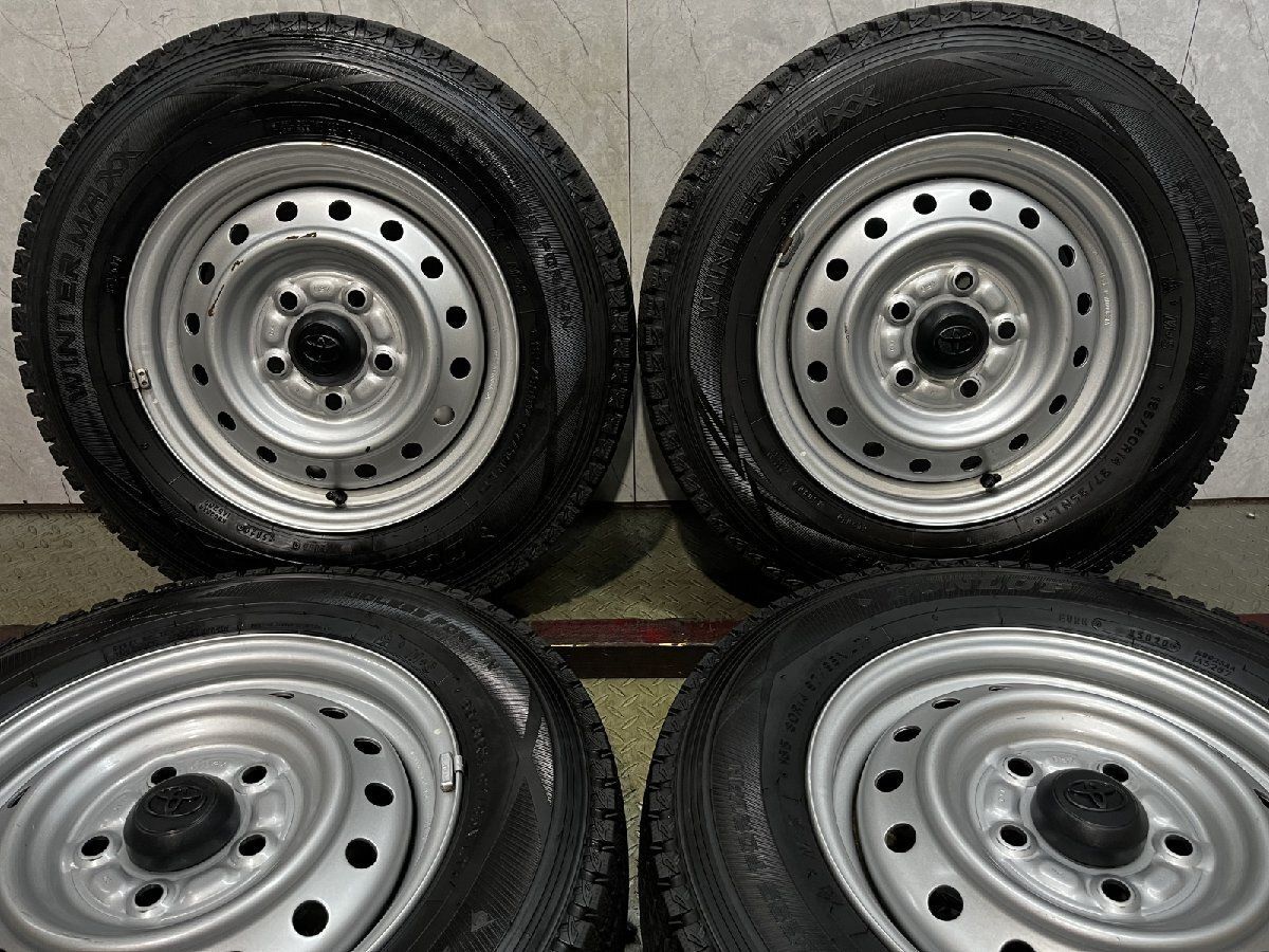 【DL SV01 165/80R14LT】スタッドレス【TOYOTA ライトエース/タウンエース 純正ホイール 14インチ 5J5HPCD114.3+50】バリ溝　(MTD204)
