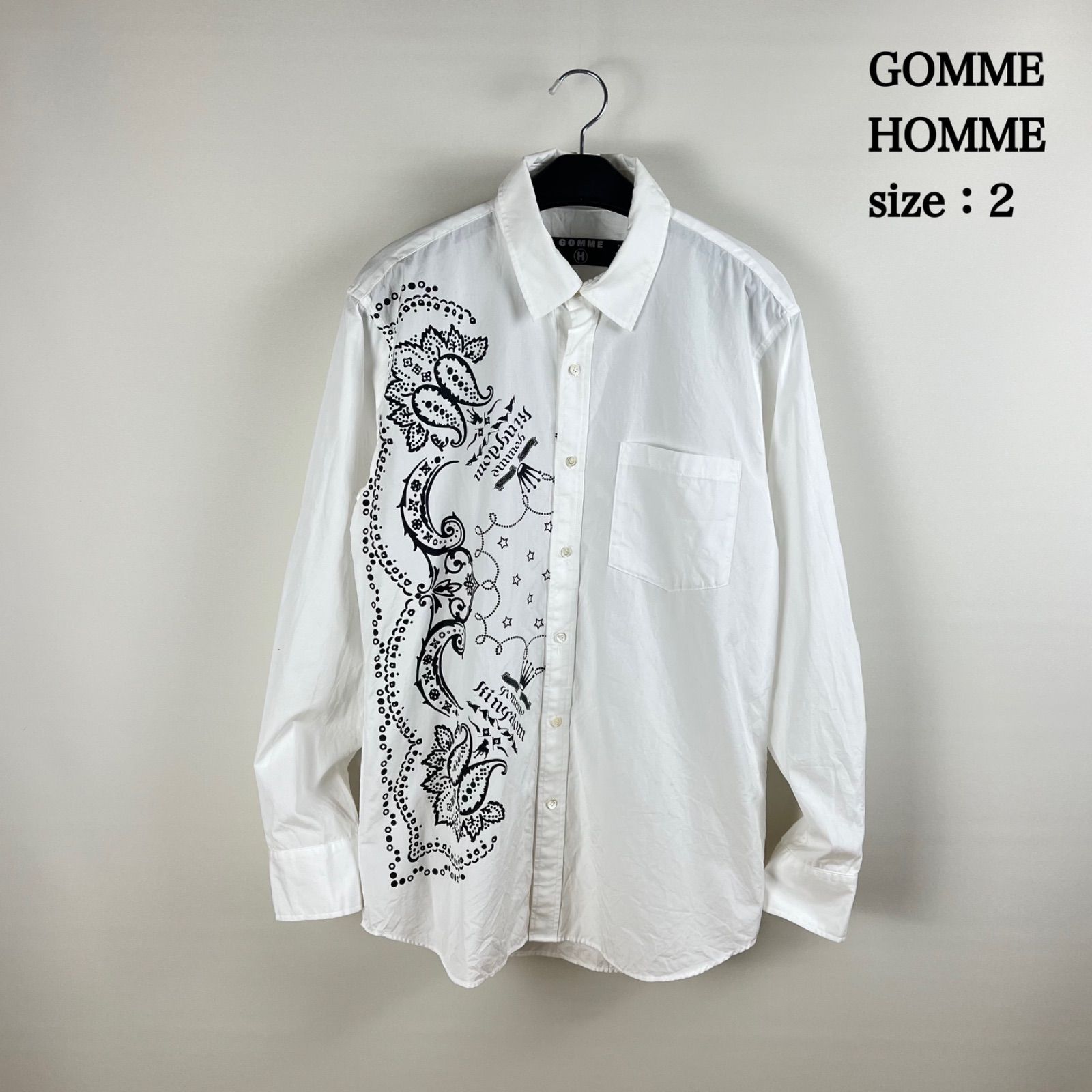 GOMME HOMME archive paisley print shirts 2 M ゴムオム メンズ 