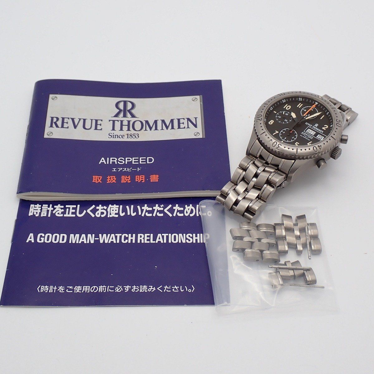 レビュートーメン エアスピード クロノグラフ 自動巻き メンズ 腕時計