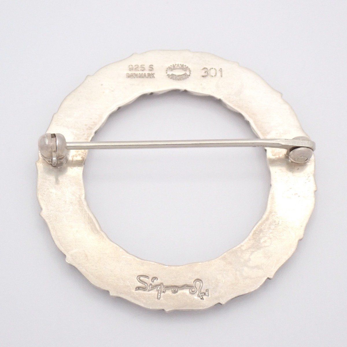 GEORG JENSEN ジョージジェンセン 301 サークル ブローチ シルバー925