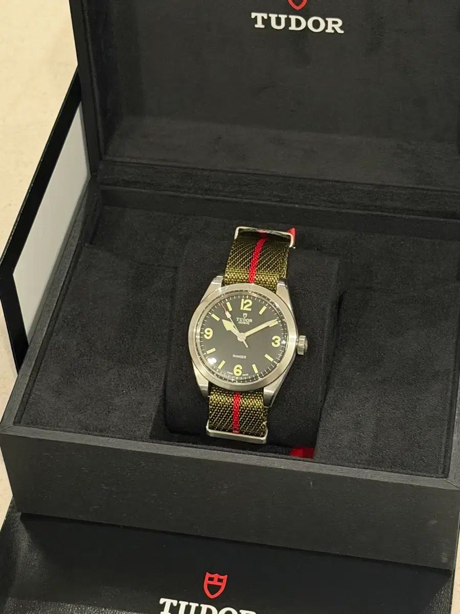 チューダー レインジャー 39mm 黒文字盤 フルセット