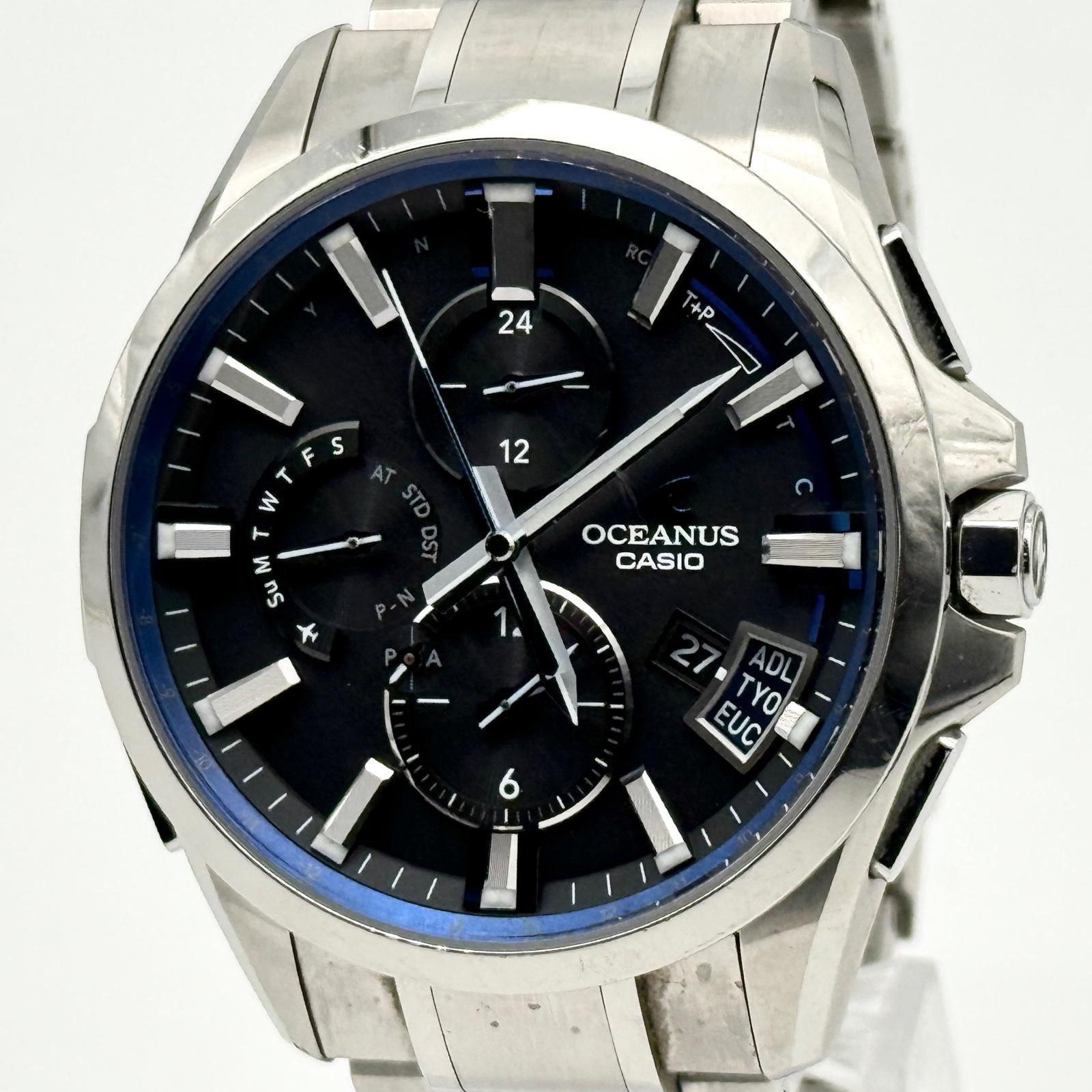 CASIO カシオ OCEANUS オシアナス OCW-G2000 ブラック ソーラー電波 メンズ 腕時計 稼働品 42,000円