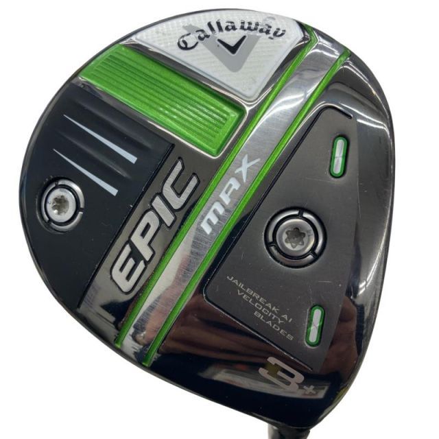 【中古】 キャロウェイ EPIC MAX 3W+ USA フェアウェイウッド FW リシャフト (フレックスその他) メンズ 男性用 右利き 右用 Cランク ゴルフクラブ
