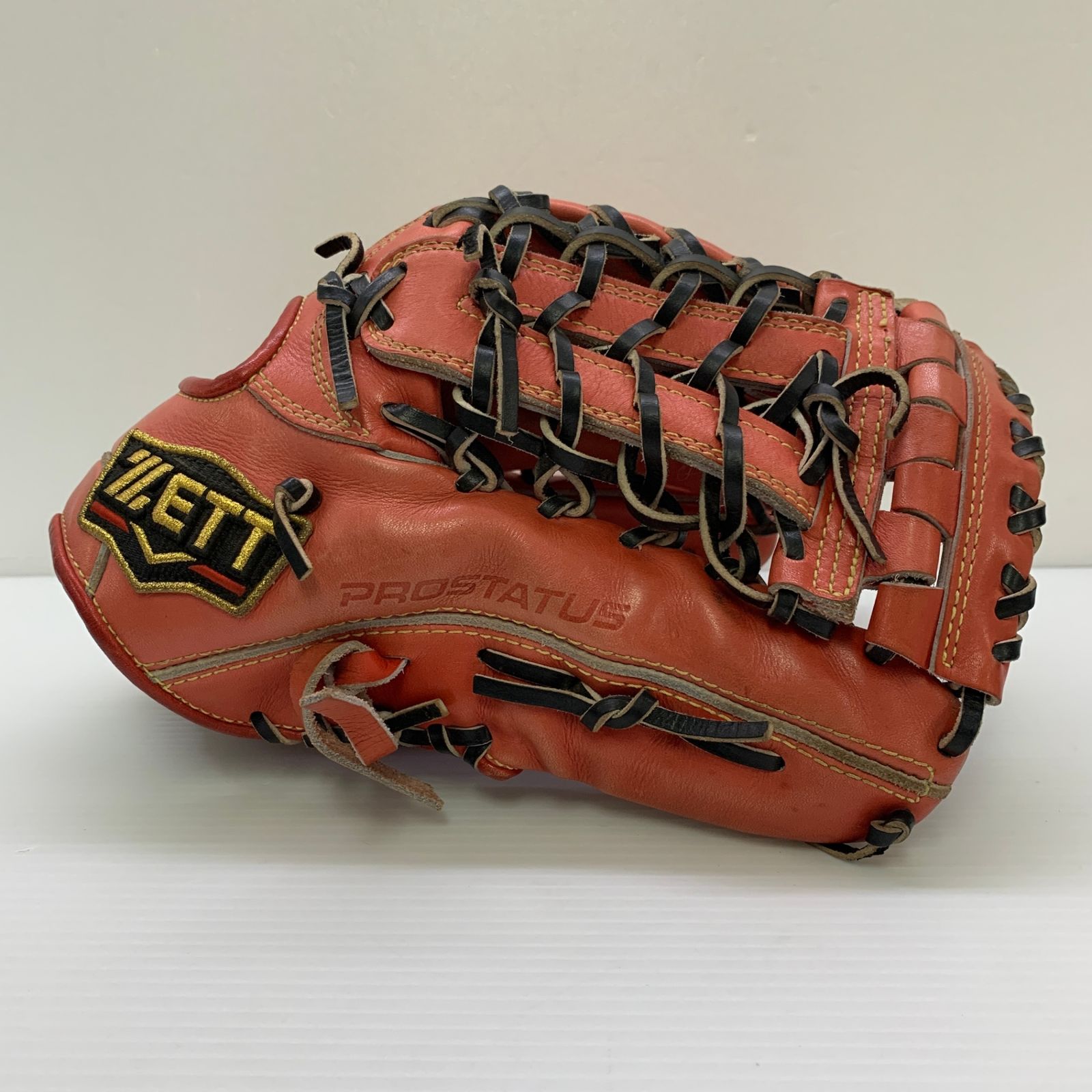 ゼット ZETT プロステイタス PROSTATUS BRGPRO 軟式 大人 一般 外野手用 グローブ グラブ 右投げ オーダー 中古品  野球 9296 ゼット ZETT プロステイタス PROSTATUS BRGPRO 軟式 大人 一般 外野手