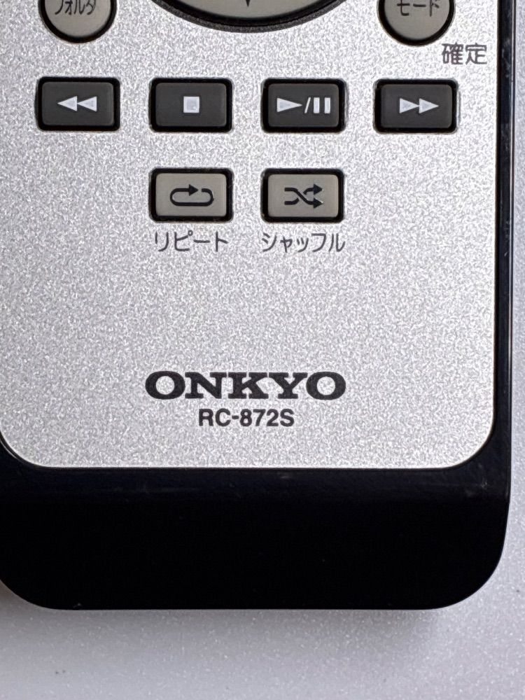 オーディオ リモコン ONKYO（オンキョー） RC-872S 動作確認済み【A7