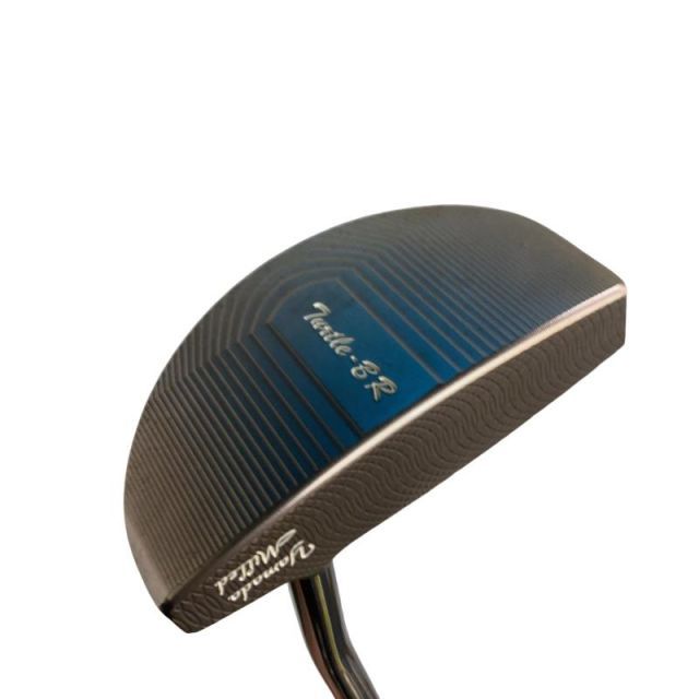 【中古】 山田パター工房 Yamada Milled Turtle BR パター PT オリジナルスチール (フレックスその他) メンズ 男性用 右利き 右用 Dランク ゴルフクラブ