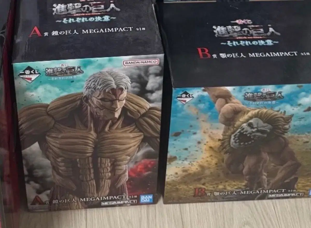 未開封 進撃の巨人 一番くじ 甲冑 タック A B セット