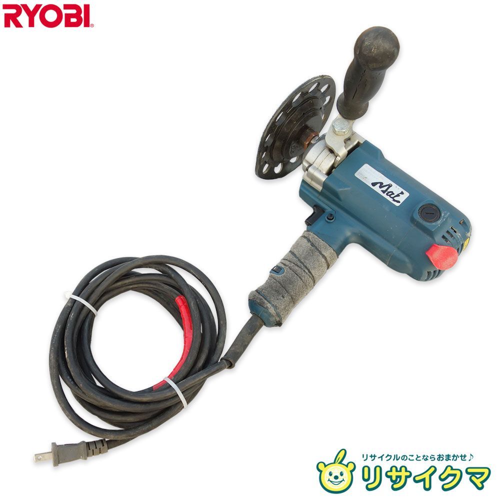 【中古】M▽リョービ 可逆転式シングル 回転ポリッシャ サンダポリシャ 100V PE-2100R (40156)