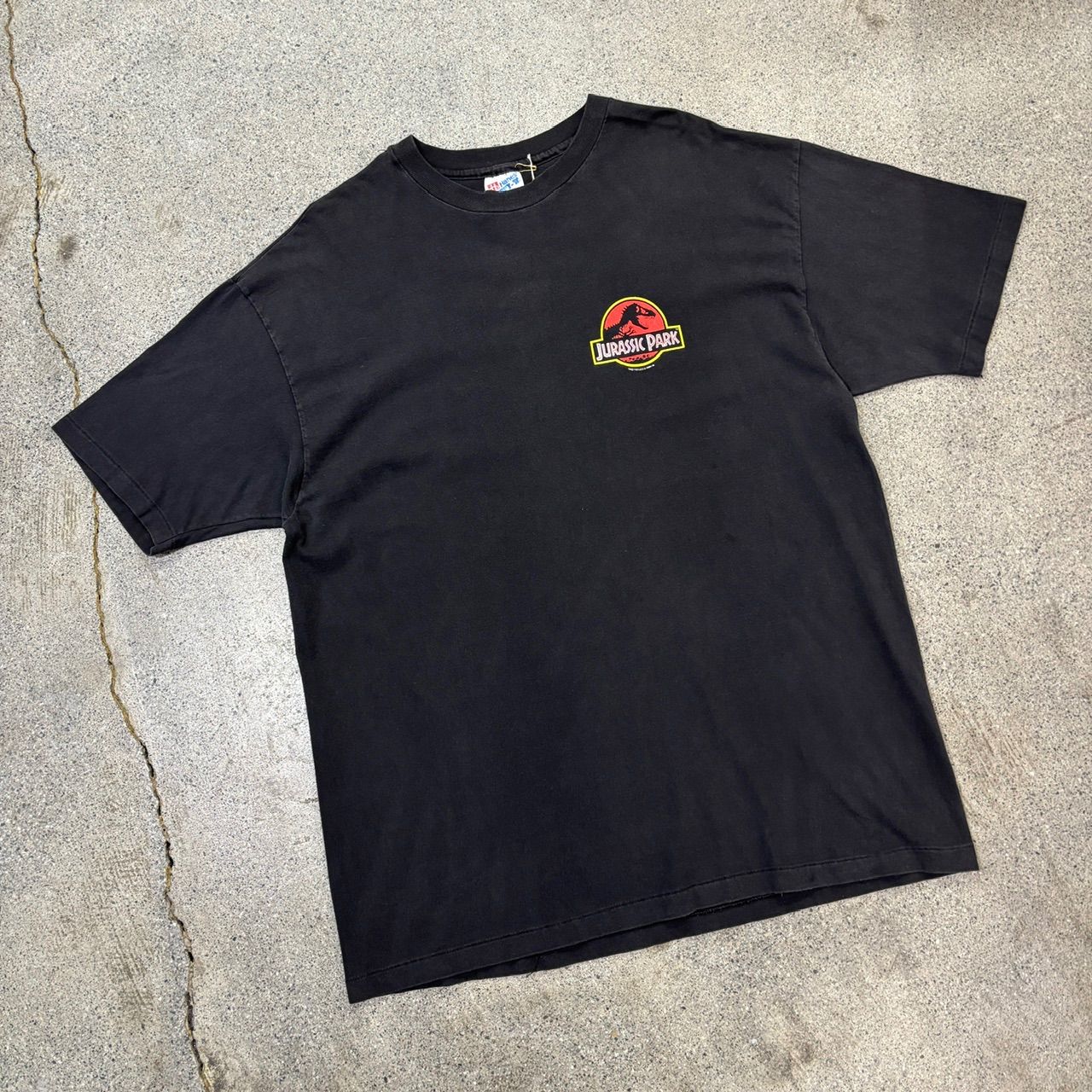【Hanes】'92 Jurassic Park Print T-Shirt XL ”First Pattern”