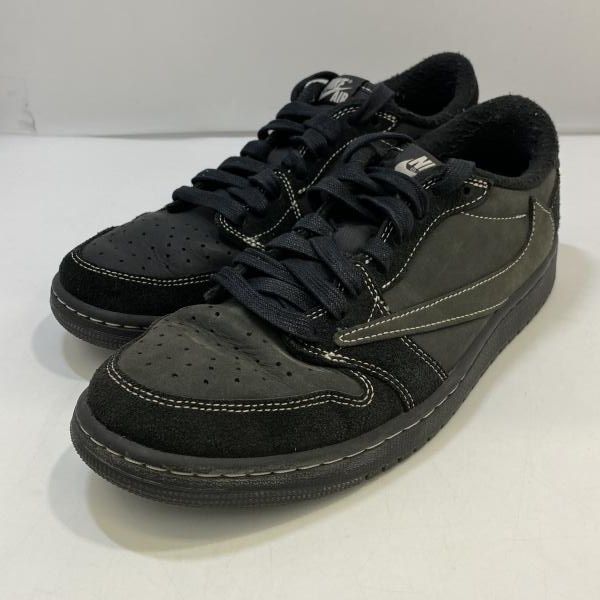 【中古】NIKE×TravisScott AIR JORDAN1 LOW OG SP BlackPhantom 27cm DM7866-001 ﾅｲｷ×トラヴィススコット[24]