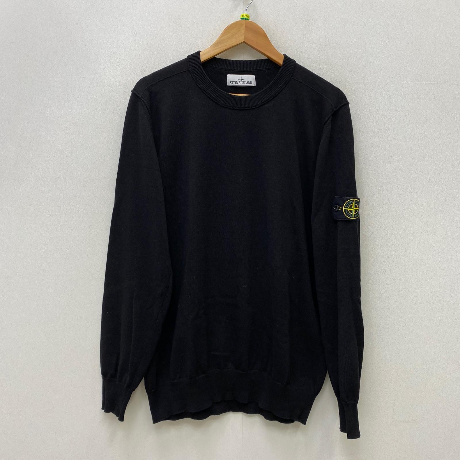 【加古川店】 中古 STONE ISLAND | ストーンアイランド セーター 国内正規品 K1S155100053 ブラック サイズ：XL 【108】