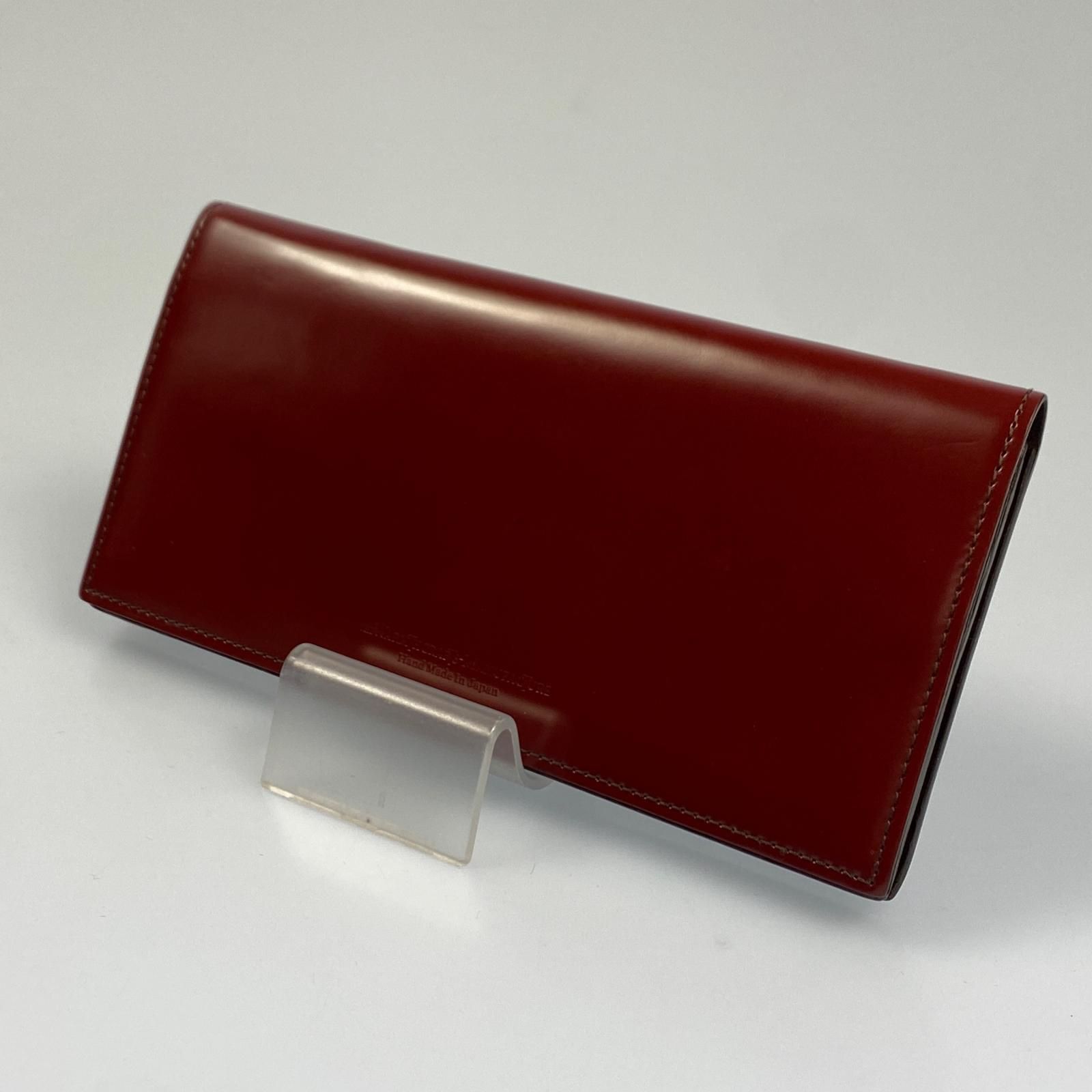 【姫路東店】 中古 THE WARMTHCRAFTS-MANUFACTURE ジ・ウォームスクラフツ マニュファクチャー 長財布 CORDOVAN LONG WALLET2 ボルドー/バーガンディー 【124】
