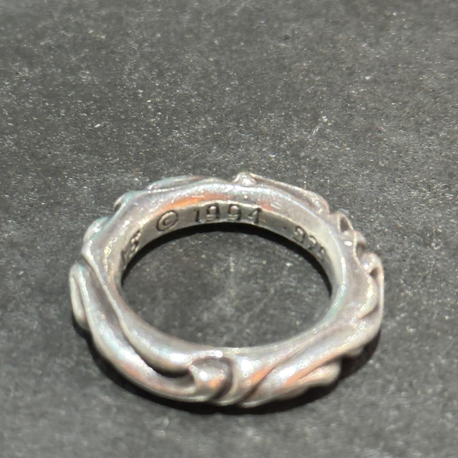 CHROME HEARTS スクロールバンドリング 指輪 リング クロムハーツ シルバー 11号 （20544M） CHROME HEARTS スクロールバンドリング 指輪 リング クロムハーツ