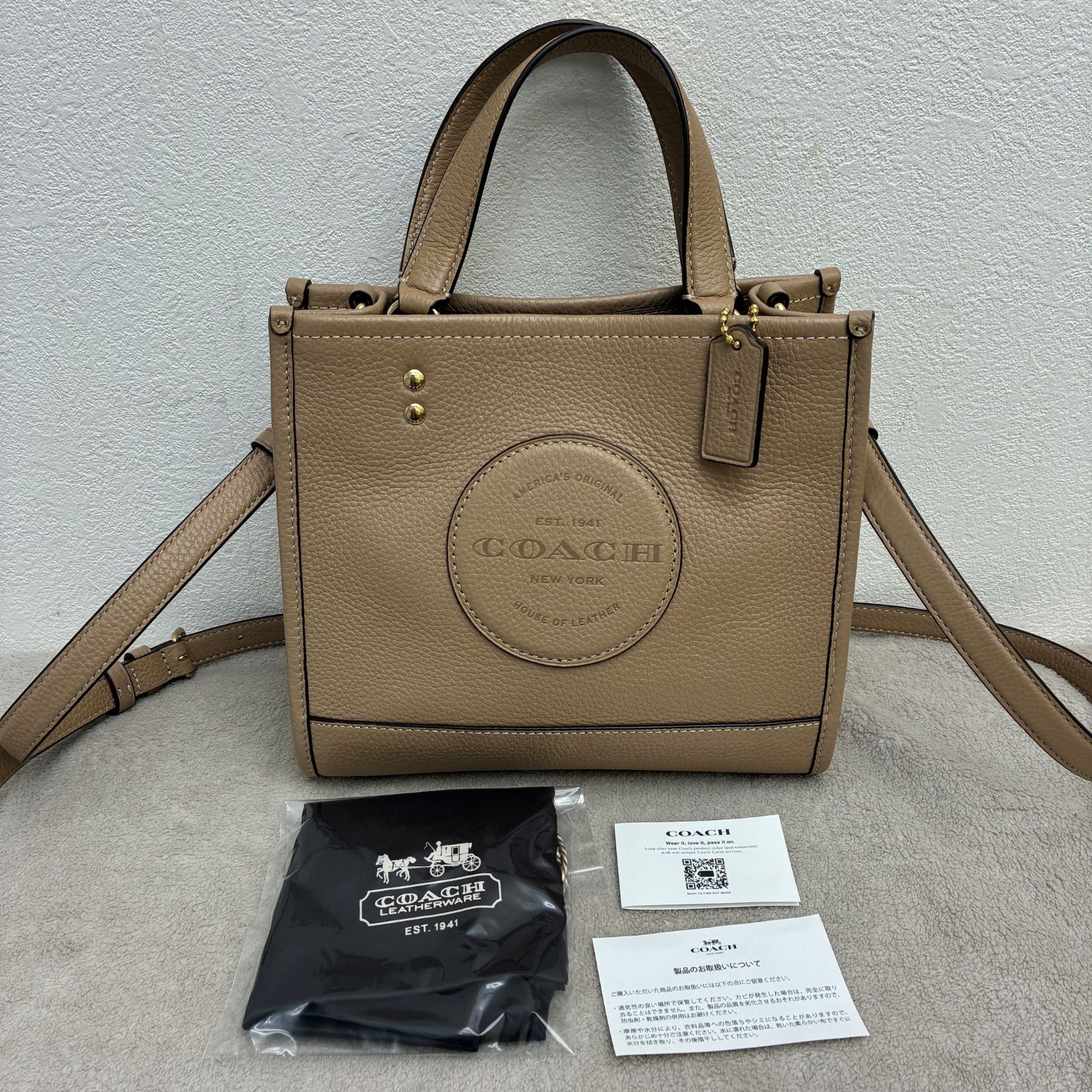レディース 45 COACH コーチ レザー 2WAY ハンドバッグ ショルダーバッグ