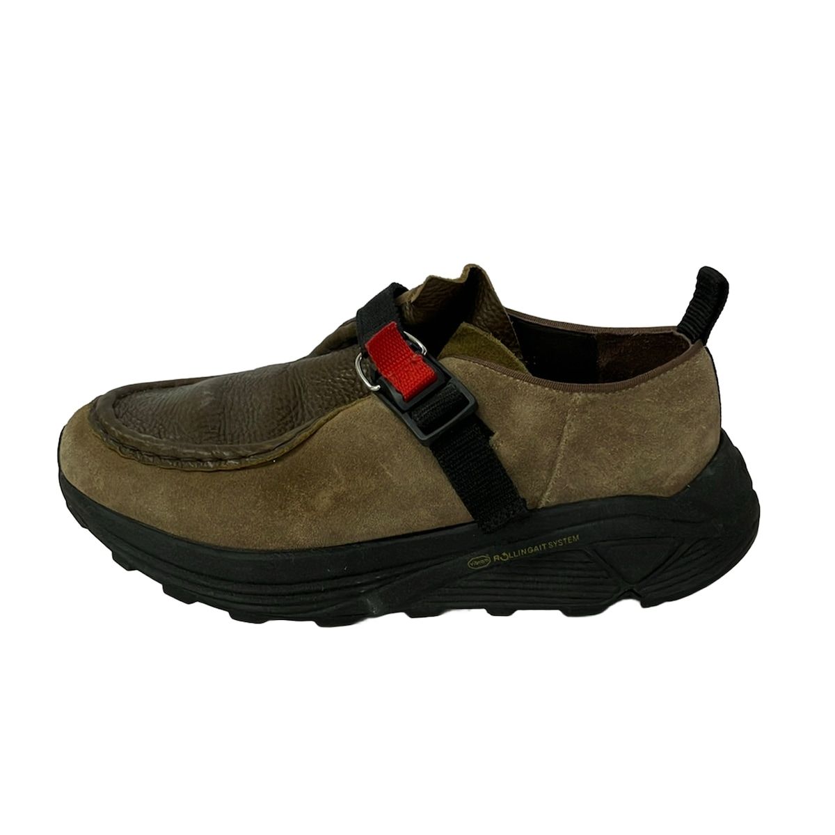 Hender Scheme(エンダースキーマ) シューズ 41 メンズ - ダークグレー×カーキ レザー