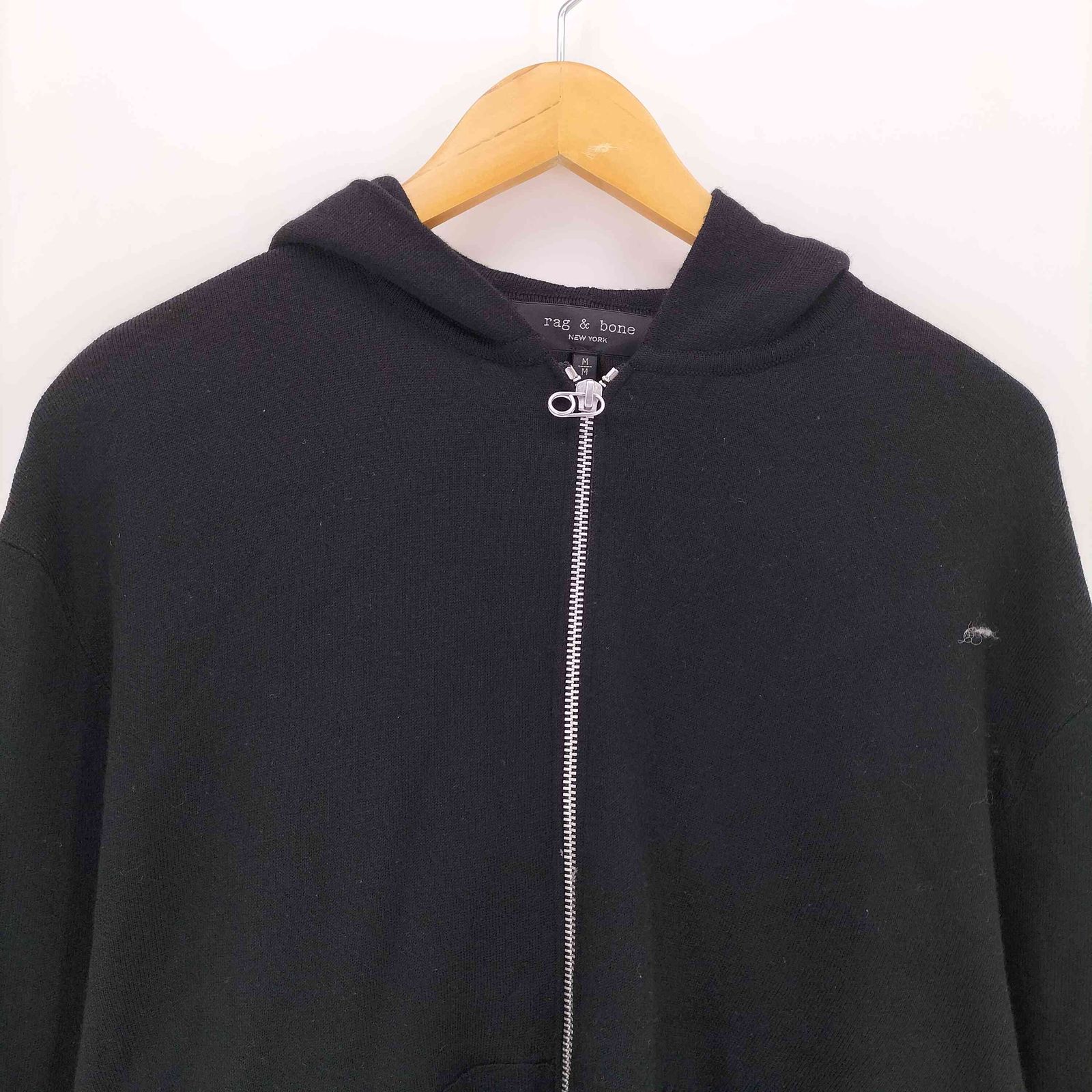 ラグアンドボーン rag＆bone ウールコットン ジップアップ パーカー 