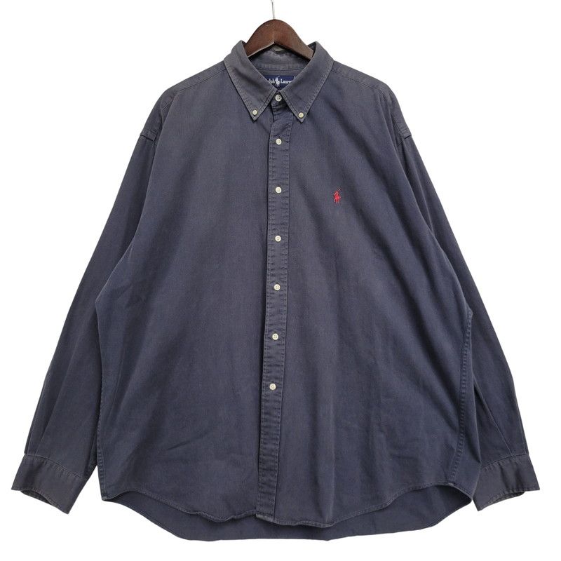 【中古品】 RALPH LAUREN ラルフローレン BLAIRE LS BD SHIRT ブレア ロングスリーブ ボタンダウン シャツ 長袖 トップス 【146-260728-ay-07-izu】