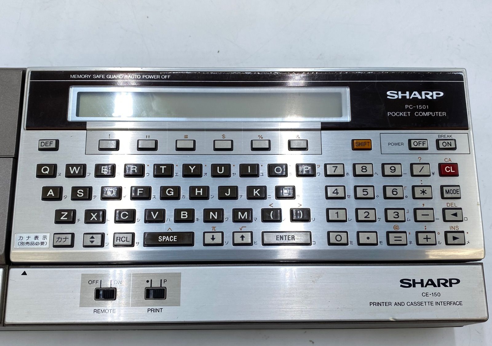 SHARP シャープ ポケットコンピュータ PC-1501 専用プリンタ CE-150