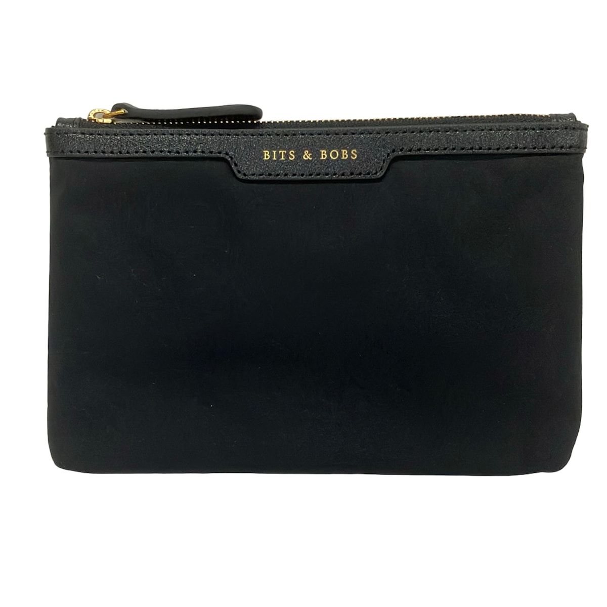 Anya Hindmarch(アニヤハインドマーチ) ポーチ美品 - 黒 BITS&BOBS レザー