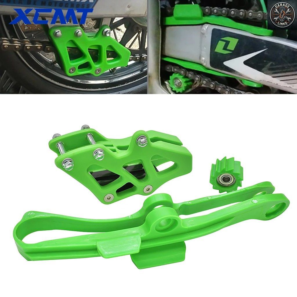 チェーンガイドスライダースイングアームローラー カワサキ KX 250 KX250F KX450F KLX450R 2008-2014 オートバイチェーンプロテクターガー
