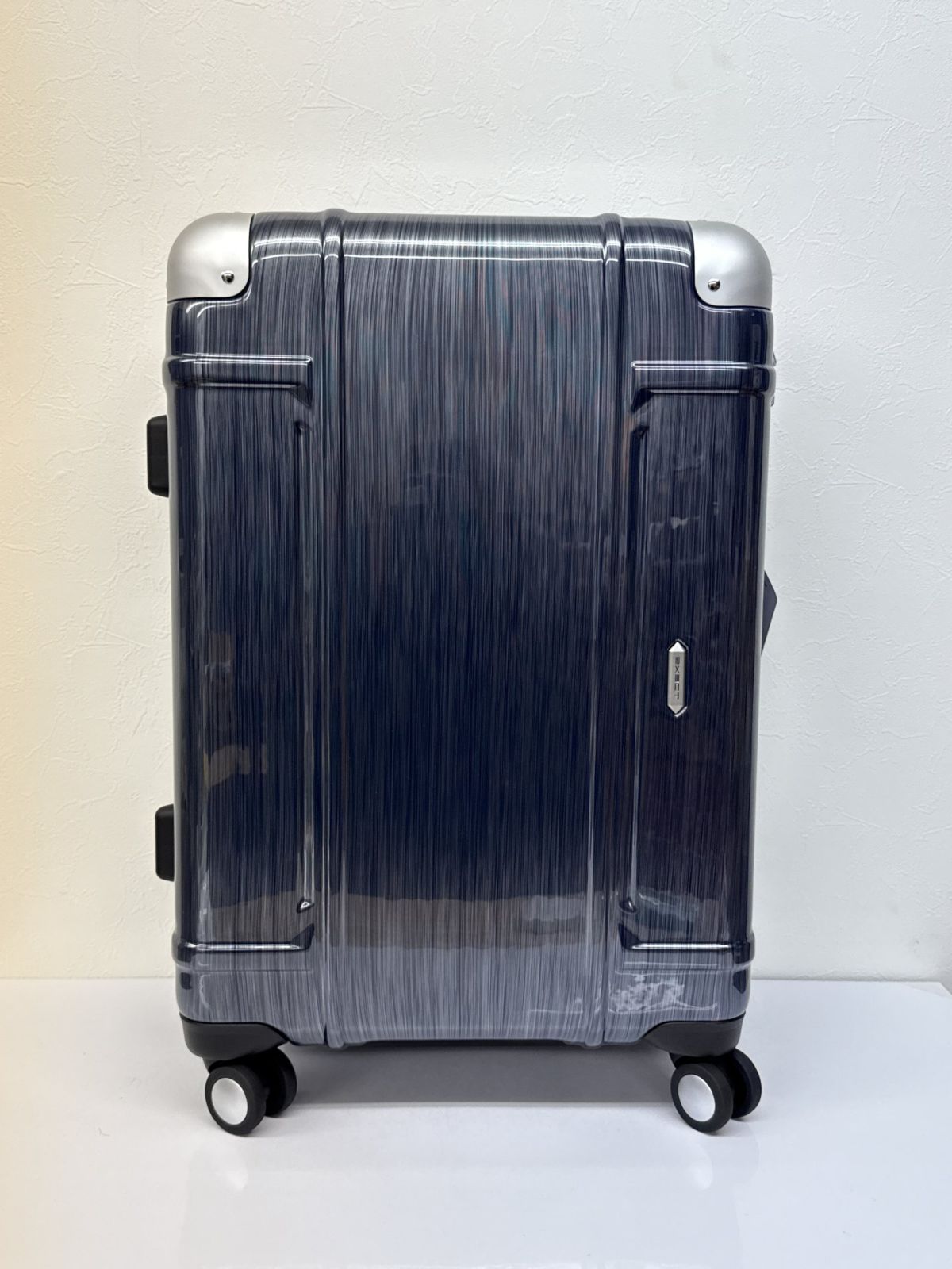 ACE エース イグザクト ヘアライン柄 スーツケース 55-68L ネイビー