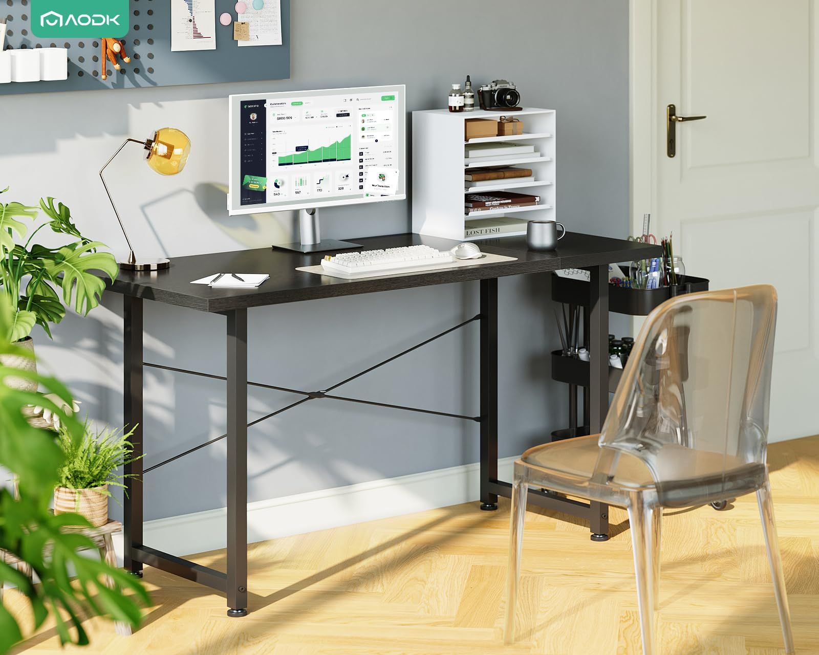 AODK デスク ゲーミングデスク 机 pcデスク 幅120cm パソコンデスク