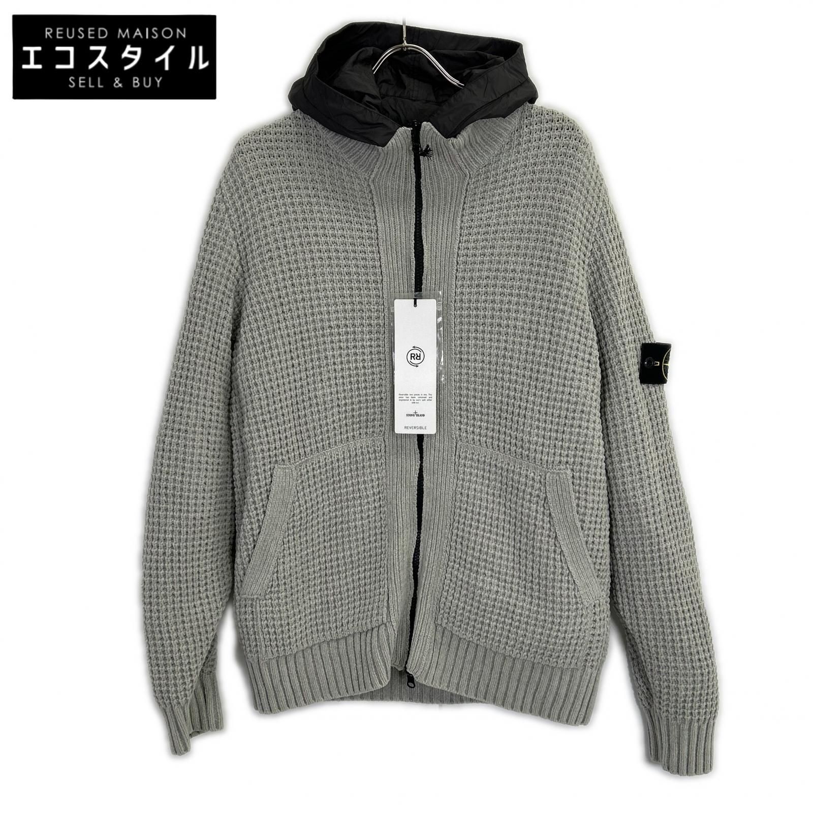 STONE ISLAND　ストーンアイランド　K1S155100008S00A5 Compass badge リバーシブルカーディガン　L