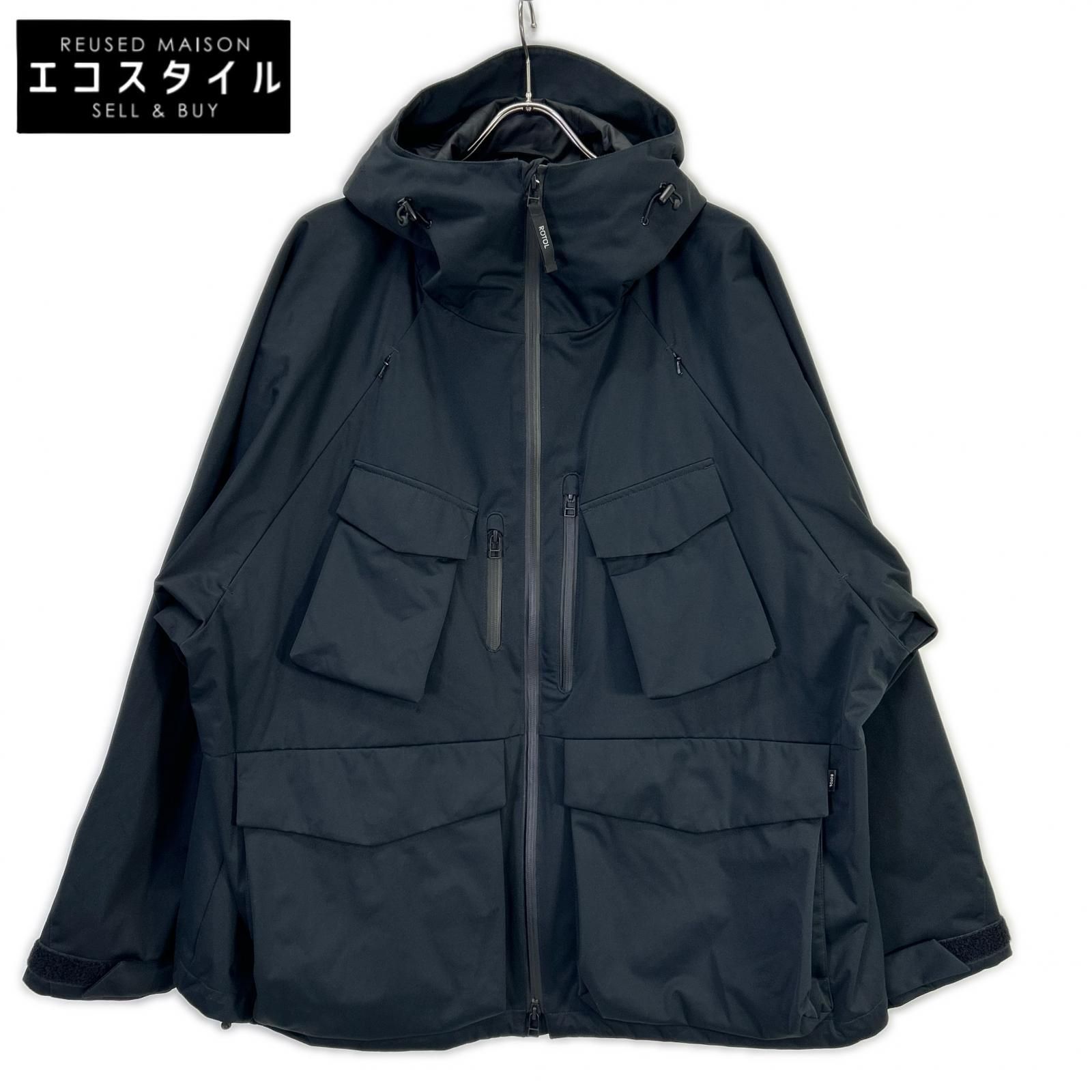 ROTOL　ロトル　R23W0YC03 ブラック 23AW SHELL PARKA mark:1.3 ジャケット　3 36,394円
