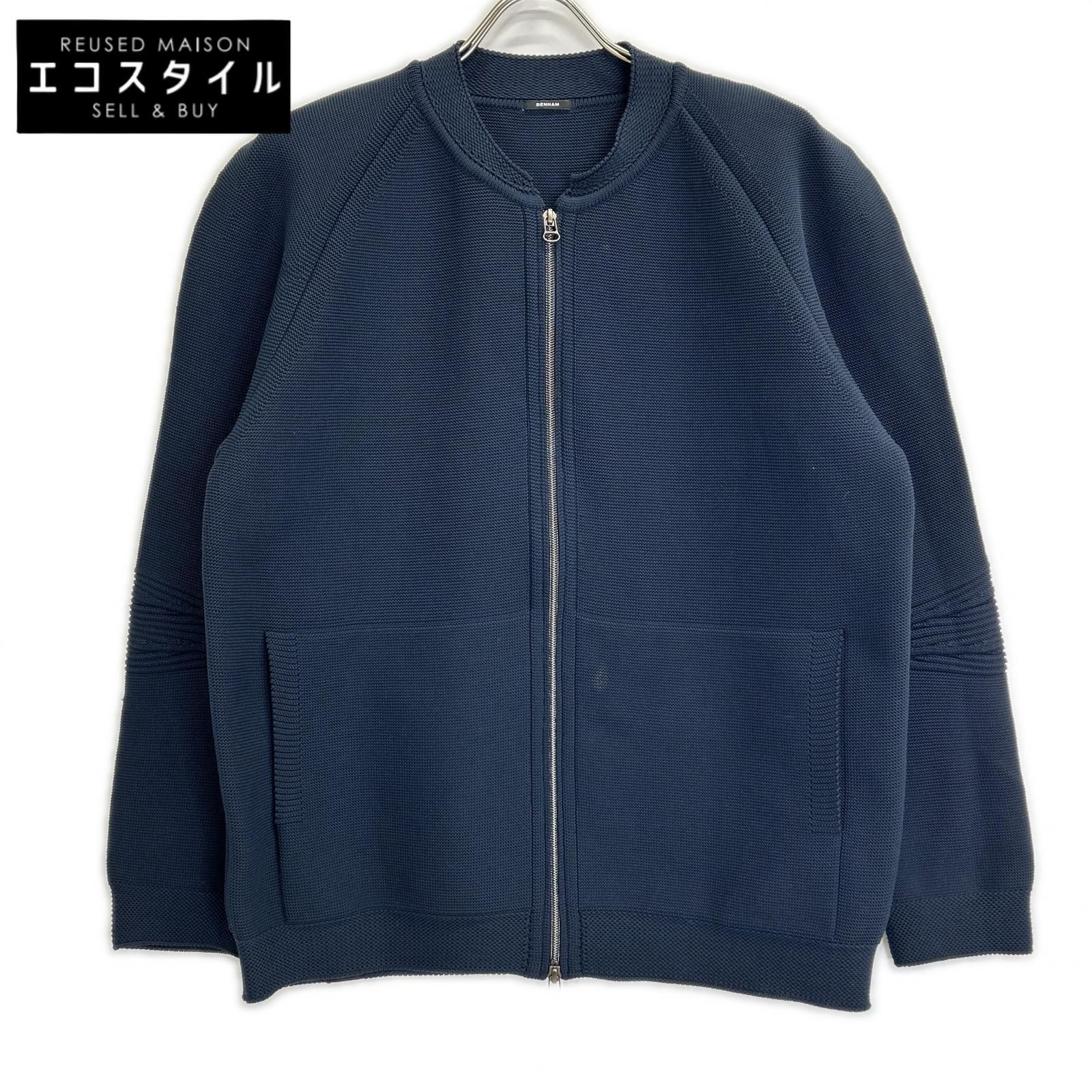 DENHAM　デンハム　01211271011 ネイビー WHOLEGARMENT BLOUSON/ホールガーメントブルゾン