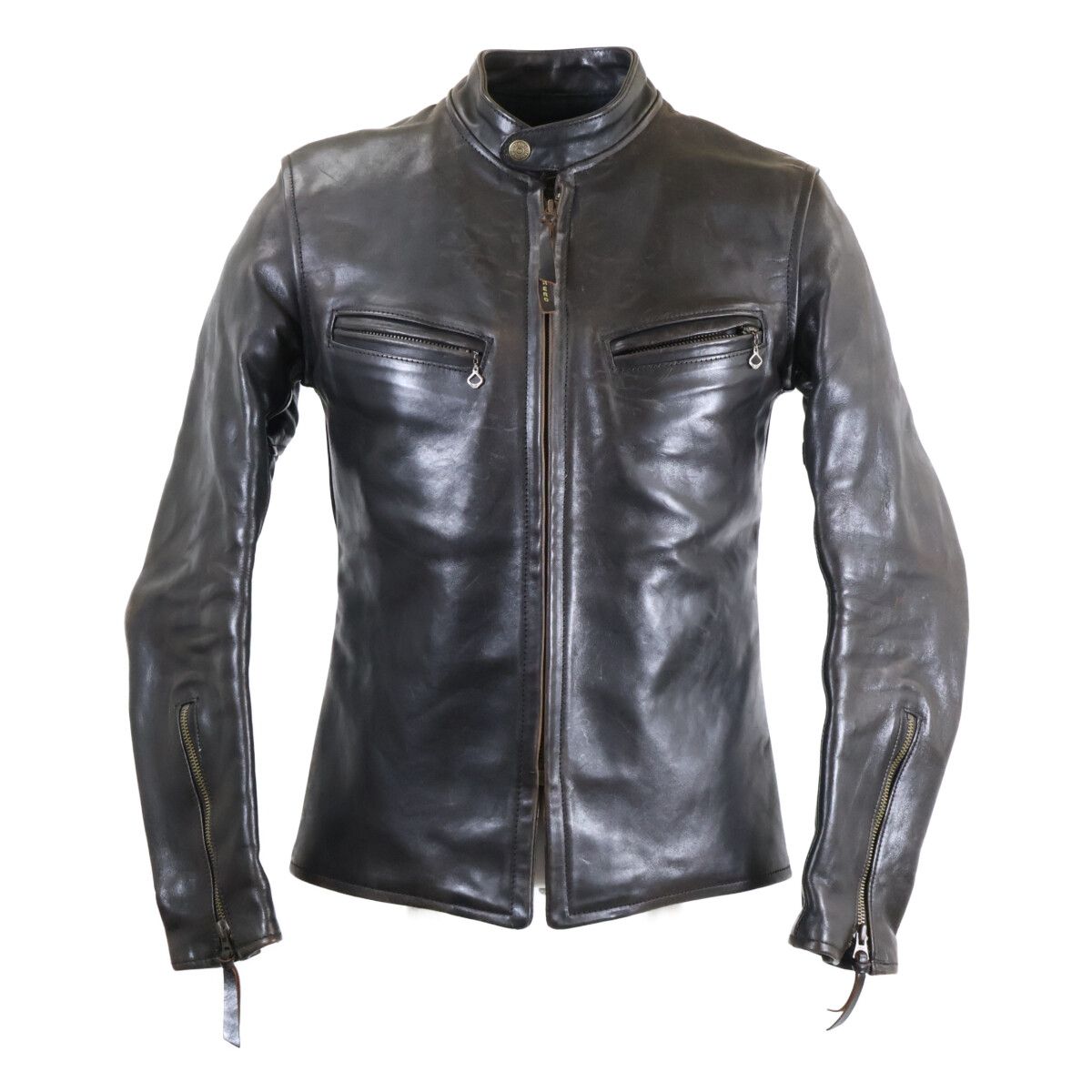 AERO LEATHER エアロレザー ブラック ボードレーサー フロント