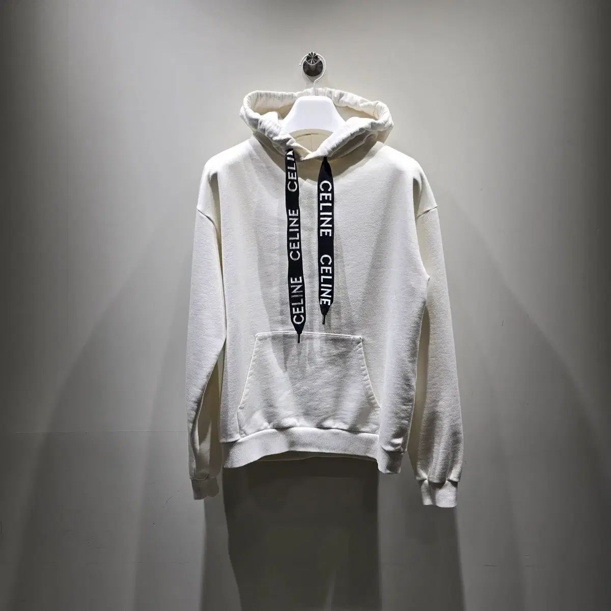 中古/正規品 セリーヌ ルーズ コットン フーディー Tシャツ S