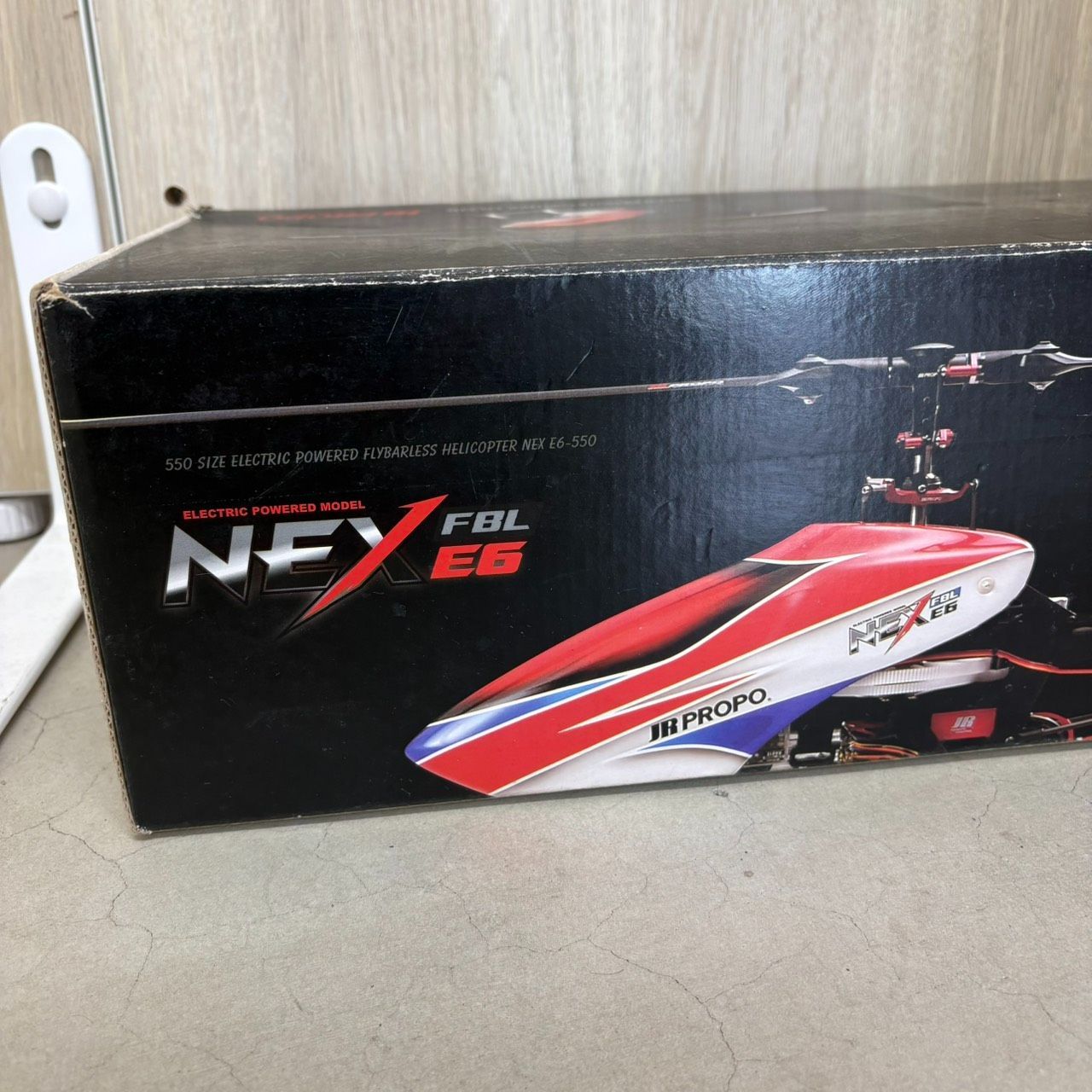 S【中古品】NEX E6-550 FBL JR PROPO 電動ラジコンヘリコプター - メルカリ