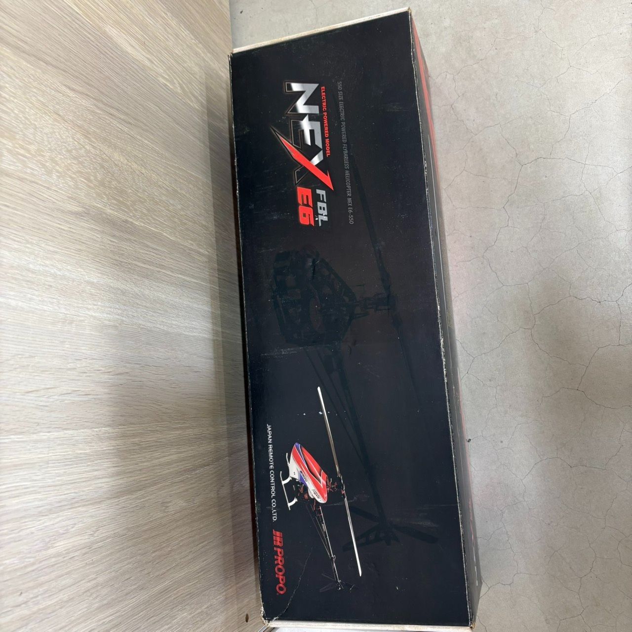 S【中古品】NEX E6-550 FBL JR PROPO 電動ラジコンヘリコプター - メルカリ