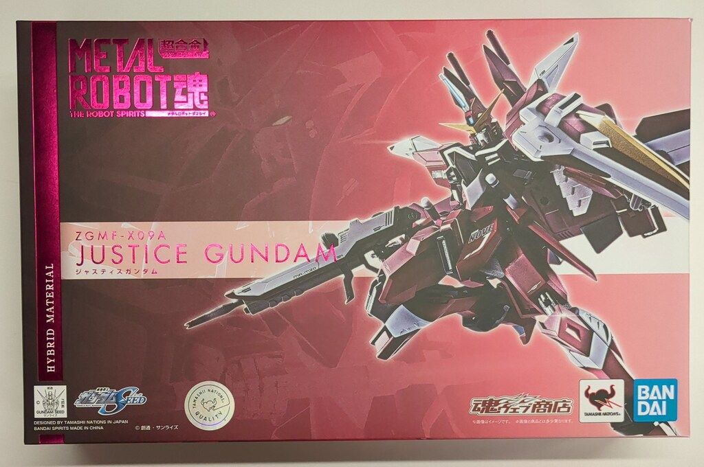 BANDAI SPIRITS METAL ROBOT魂 機動戦士ガンダムSEED ジャスティスガンダム