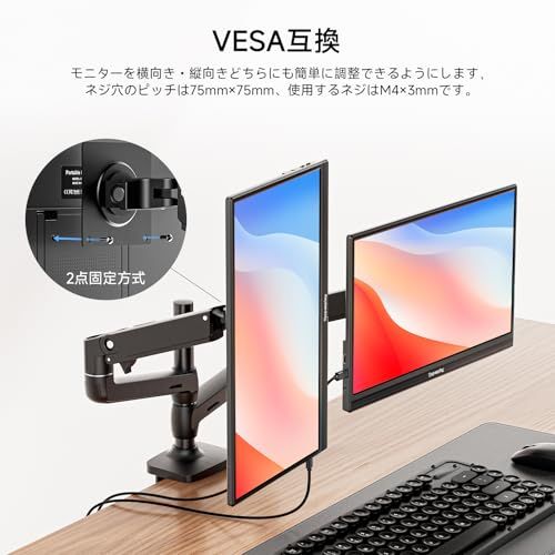 15.6インチ splay HDR VESA対応 自立型 スピーカー内蔵 モバイルモニター 15.6インチ Dopesplay HDR VESA対応 自立型
