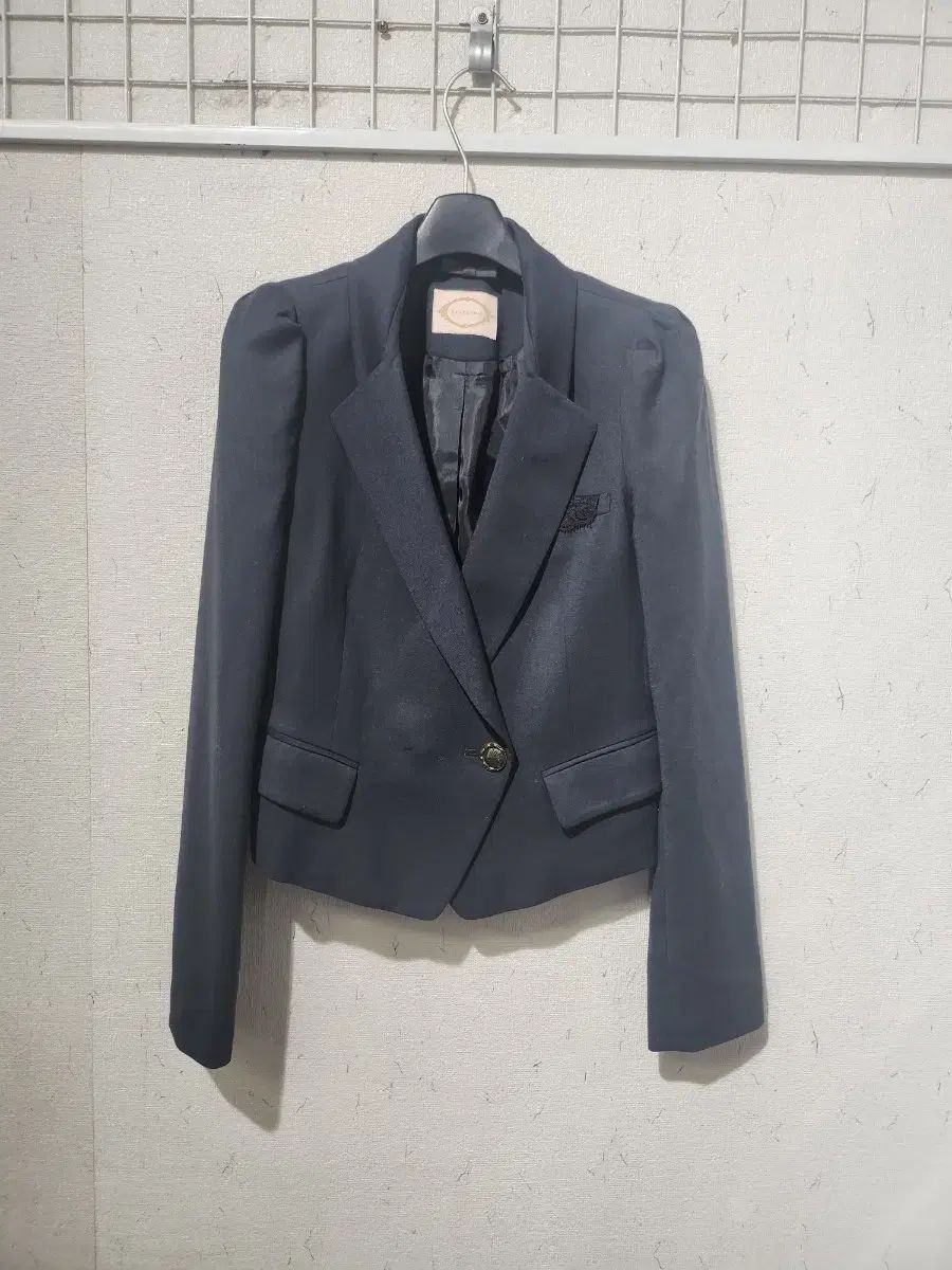 RENEEVON レニボン パフスリーブ クロップド ジャケット