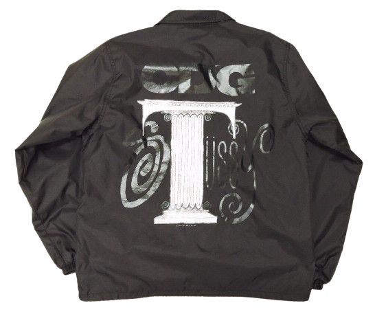 21AWモデル CDG×STUSSY コーチジャケット SH-J001 サイズM ブラック
