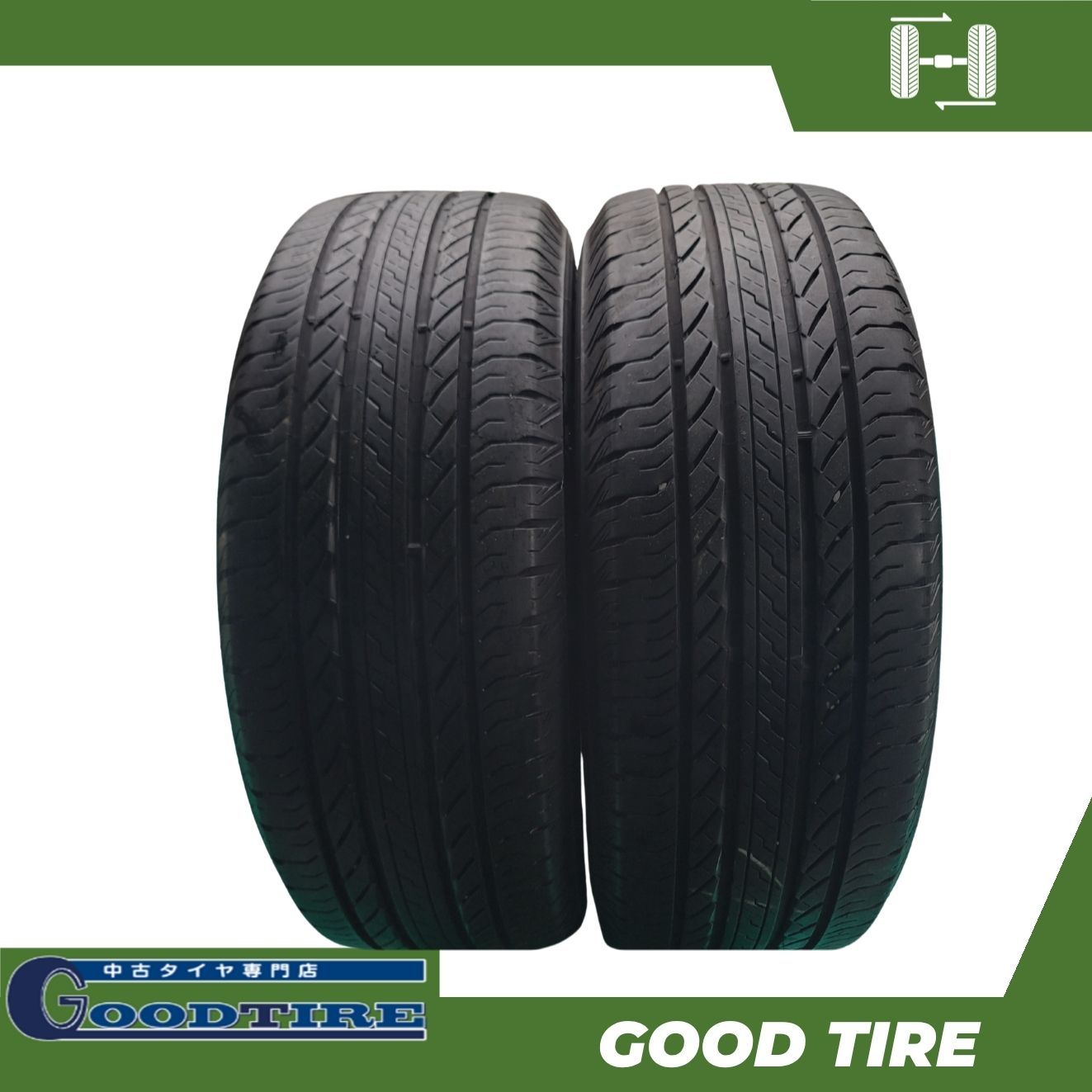 225/60R17 ブリヂストン DUELER H/L 2025年製 夏用 2本セット 7分山
